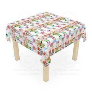 Tovaglia da tavola Jolly Nutcrackers MAHJONG, dimensioni 55 x 55, festività natalizie immagine 2