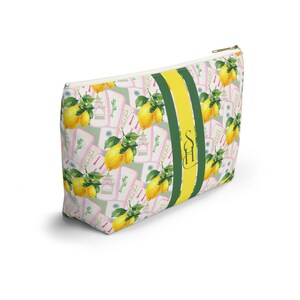 Sacs personnalisés pour tuiles et dés de mahjong Limoncello, trousse à cosmétiques image 4