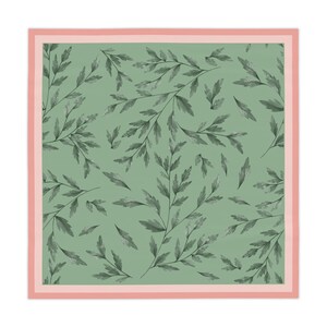 Lemon Leaves MAHJONG Tablecloth, Size 55 x 55, Game Night image 3