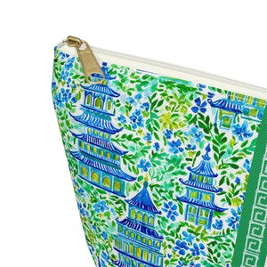 Personalized Preppy Pagoda Mahjong Tile & Dice Bags, Cosmetic Pouch image 7