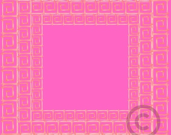 Mantel Mahjong con borde de bambú rosa, tamaño 55 x 55, Noche de juegos, Día de San Valentín