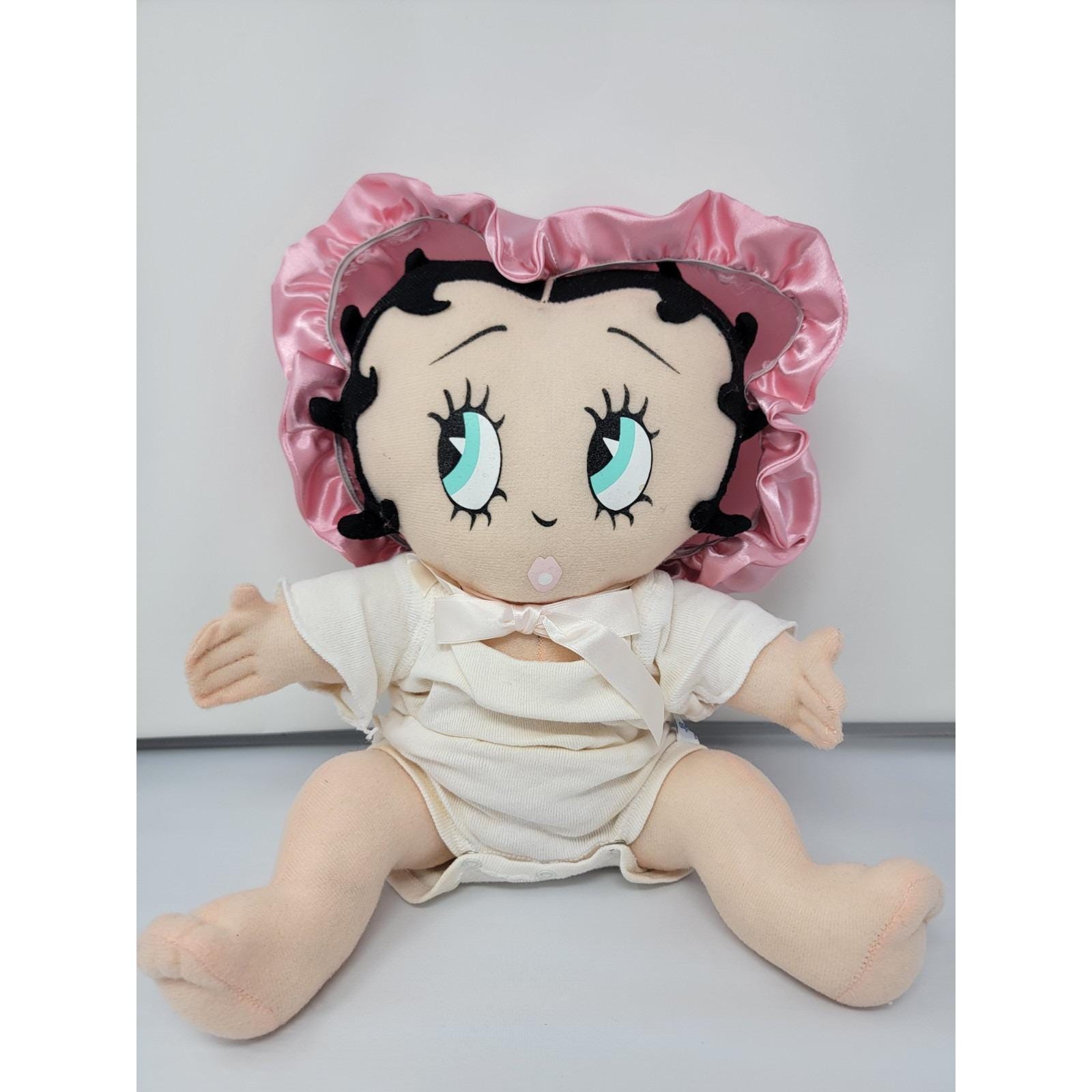 Vintage 2004 Betty Boop Collectors Baby Boop Plush Doll With Pink
