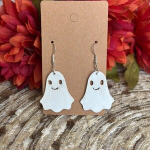 Ghost dangle earrings