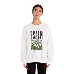 Christian Long Sleeve Sweatshirt, Religious Crewneck Jumper, Faithful Unisex Pullover, Bible Verse Apparel, Religious Gift Idea