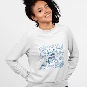Bookish Unisex Sweatshirt, Literary Crewneck Jumper, Book Lover Gift, Reading Sweatshirt, Cozy Bookworm Pullover, College Student Gift