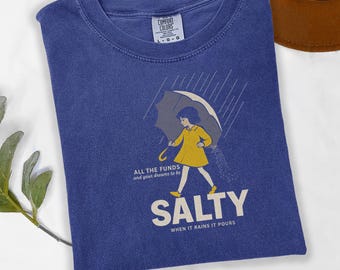 Salty Girl Vintage T-Shirt | Funny Sarcastic Tee