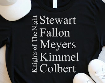 Knights Of The Night Comfort Colors T-Shirt: Late Night Comedy