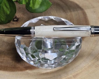 Handcrafted Deer Antler Ballpoint Pen – Push Top