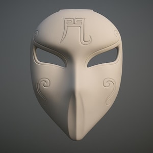Ornamental Mask STL | Detailed Decorative Face Mask 3D Print Model | Cosplay, Costume, Wall Art & Collectible Prop