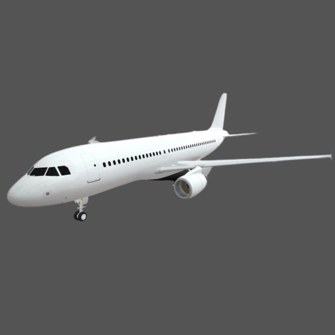 Buy Airbus A320 Airplane STL 3D Model – Realistic Passenger Jet for 3D ...