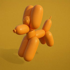 Balloon Dog STL | Fun Animal Figurine 3D Print Model | Party Décor, Toy and Novelty Sculpture for Collectors & Display
