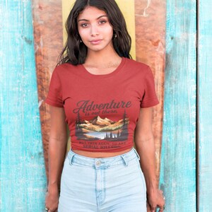 Adventure-Themed Unisex Softstyle T-Shirt, Perfect for Nature Lovers, Casual Wear, Travel Enthusiasts, Gift for Adventurers, Outdoor Fun