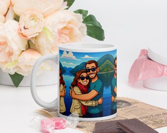 Personalized Pixar Style Mug – Portrait from Photo – Unique and Original Gift