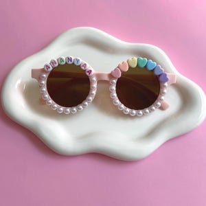 Kids custom sunglasses, personalized gift for toddlers, birthday gift for girls, cute gift ideas for kids, name sunglasses for little girls