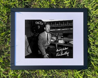 Vin Scully 8x10 Print – Baseball Broadcaster Poster – Framed or Unframed