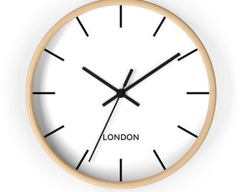World Map Wall Clock: Vintage Travel Timepiece, Geography Decor