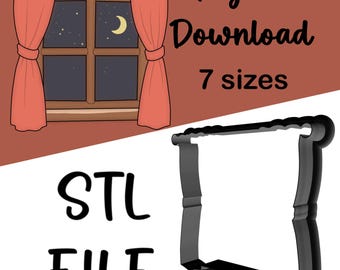 Cozy Window Cookie Cutter STL Files - 7 Files