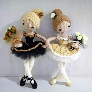 Amigurumi Ballerina Crochet Pattern | Crochet Ballerina Doll | Ballerina Doll Crochet Pattern | PDF File