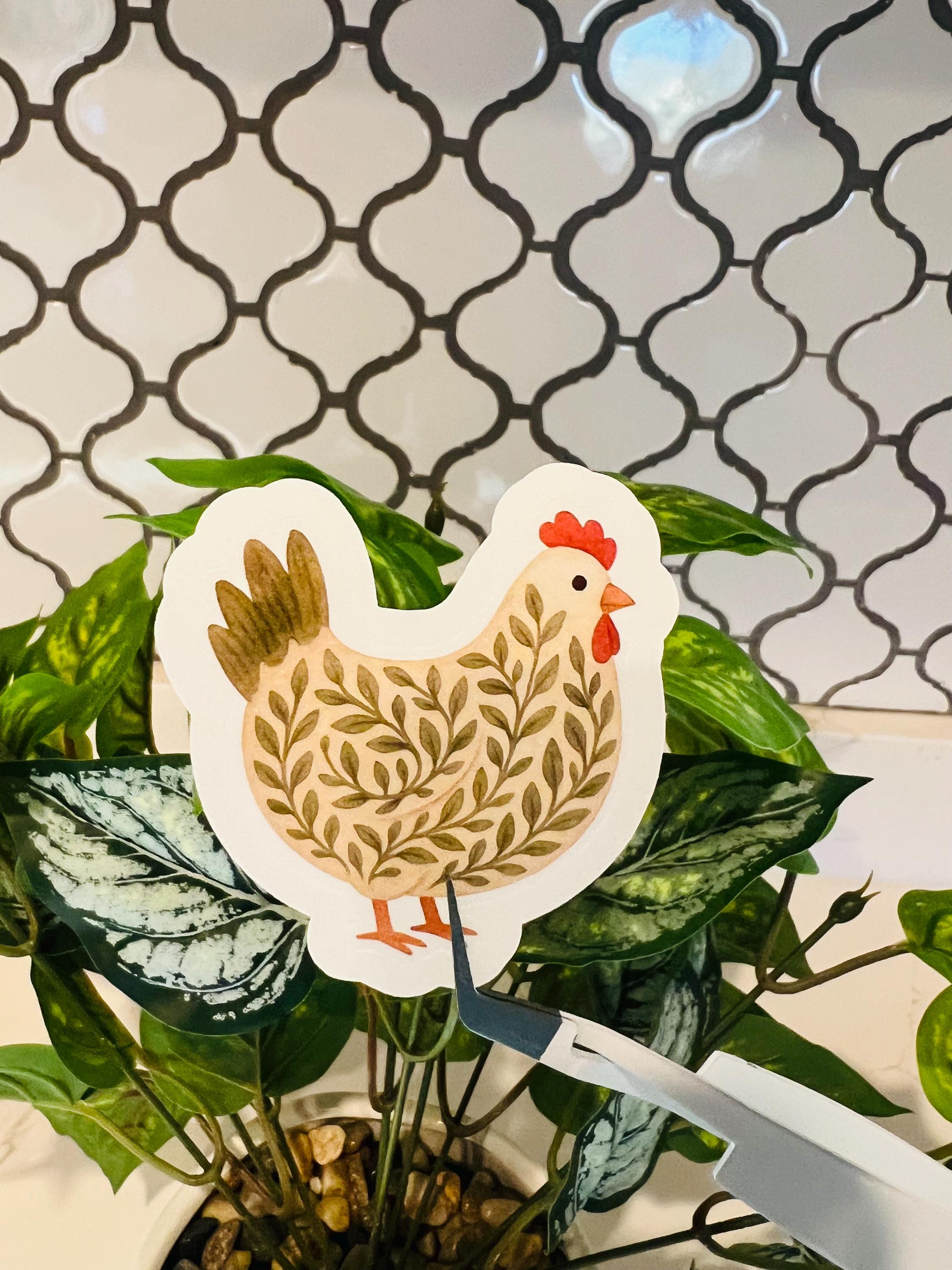 Rotating Chicken Sticker Chicken Sticker Pack: Waterproof Vinyl Decals (10-pack) - Etsy