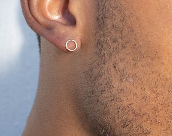 Womens / Mens Stud Earrings, Sterling Silver Stud Earrings, Gold Filled Stud Earrings, Mens Earrings Jewelry Small Minimalist Earrings