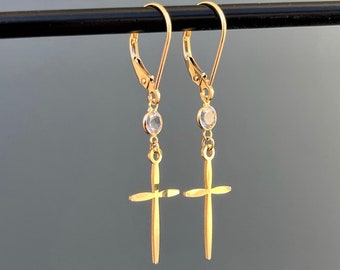 Lesilvestone Cross Earrings 2024 ozogama.lt