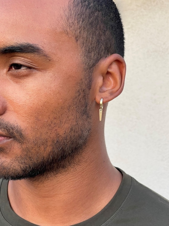 Mens spike earrings hotsell