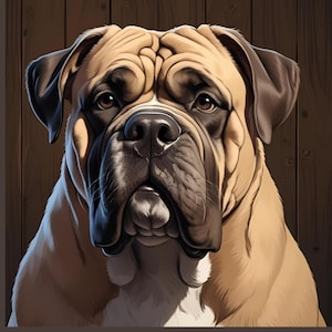 ENGLISH MASTIFF STICKER