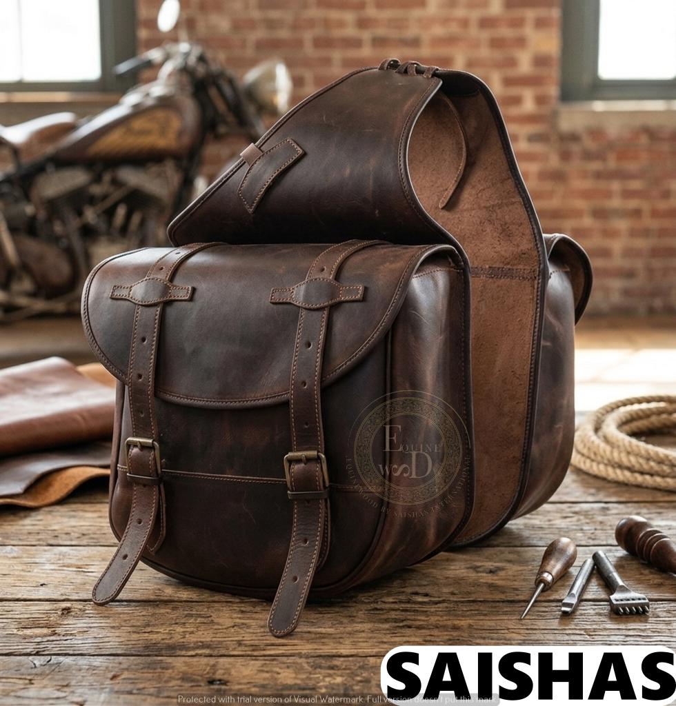 Vintage Saddle Bag - Etsy UK