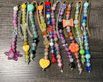 Beaded Bookmarks for Readers READY TO SHIP