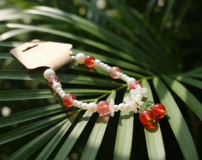 Handmade Cherry Bracelet: Christmas Stocking Filler