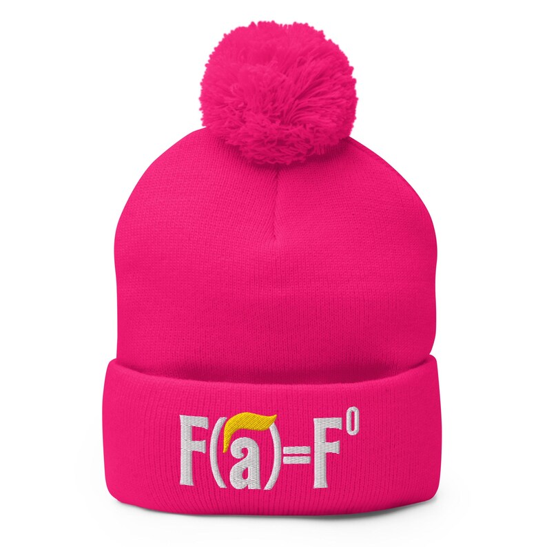 FAFO Trump Pom-Pom Beanie