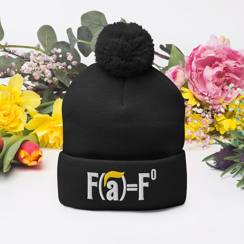 FAFO Trump Pom-Pom Beanie