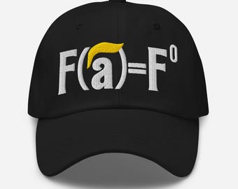 Gorra de mamá y papá de Trump con diseño de "Fuc-Around Fine Out" #FAFO #Bordado #Plano