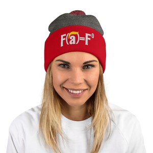 FAFO Trump Pom-Pom Beanie