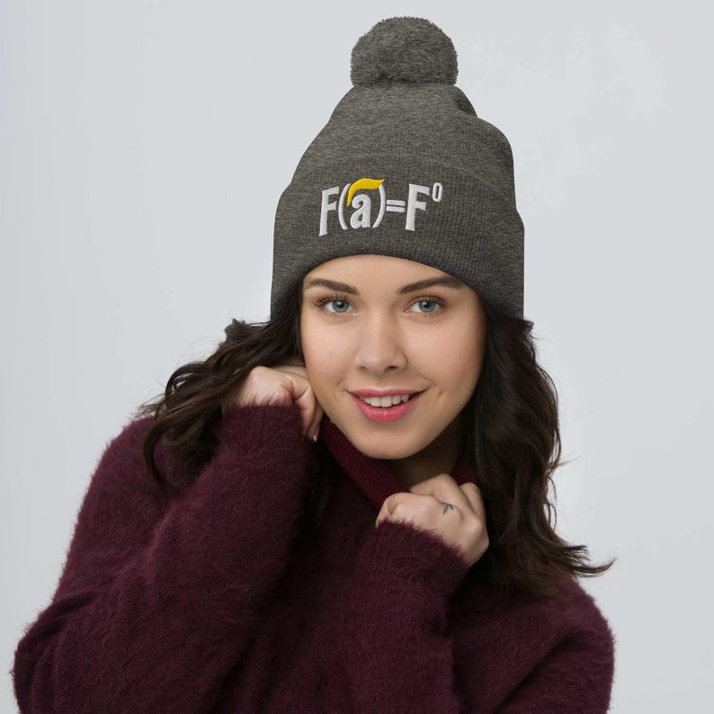 FAFO Trump Pom-Pom Beanie