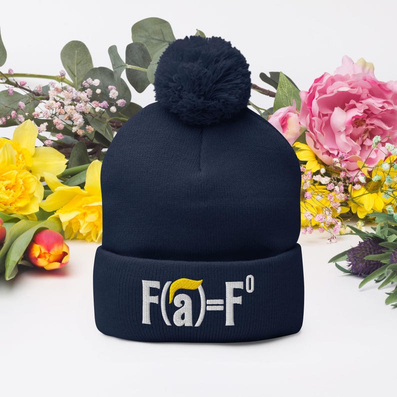 FAFO Trump Pom-Pom Beanie