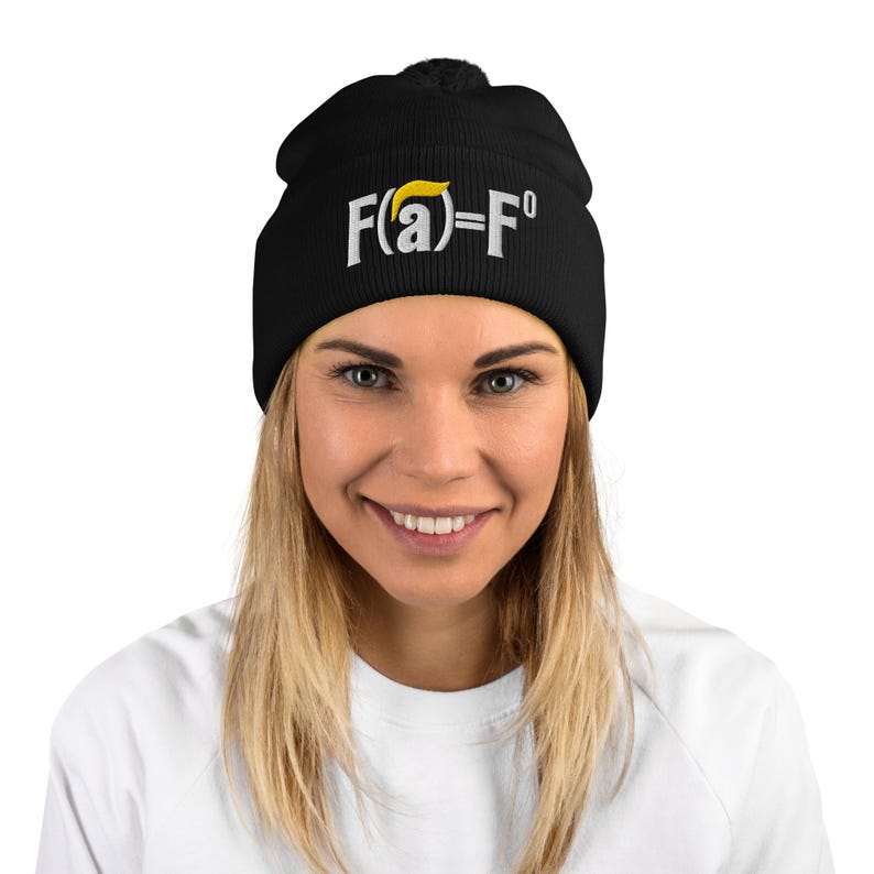 FAFO Trump Pom-Pom Beanie