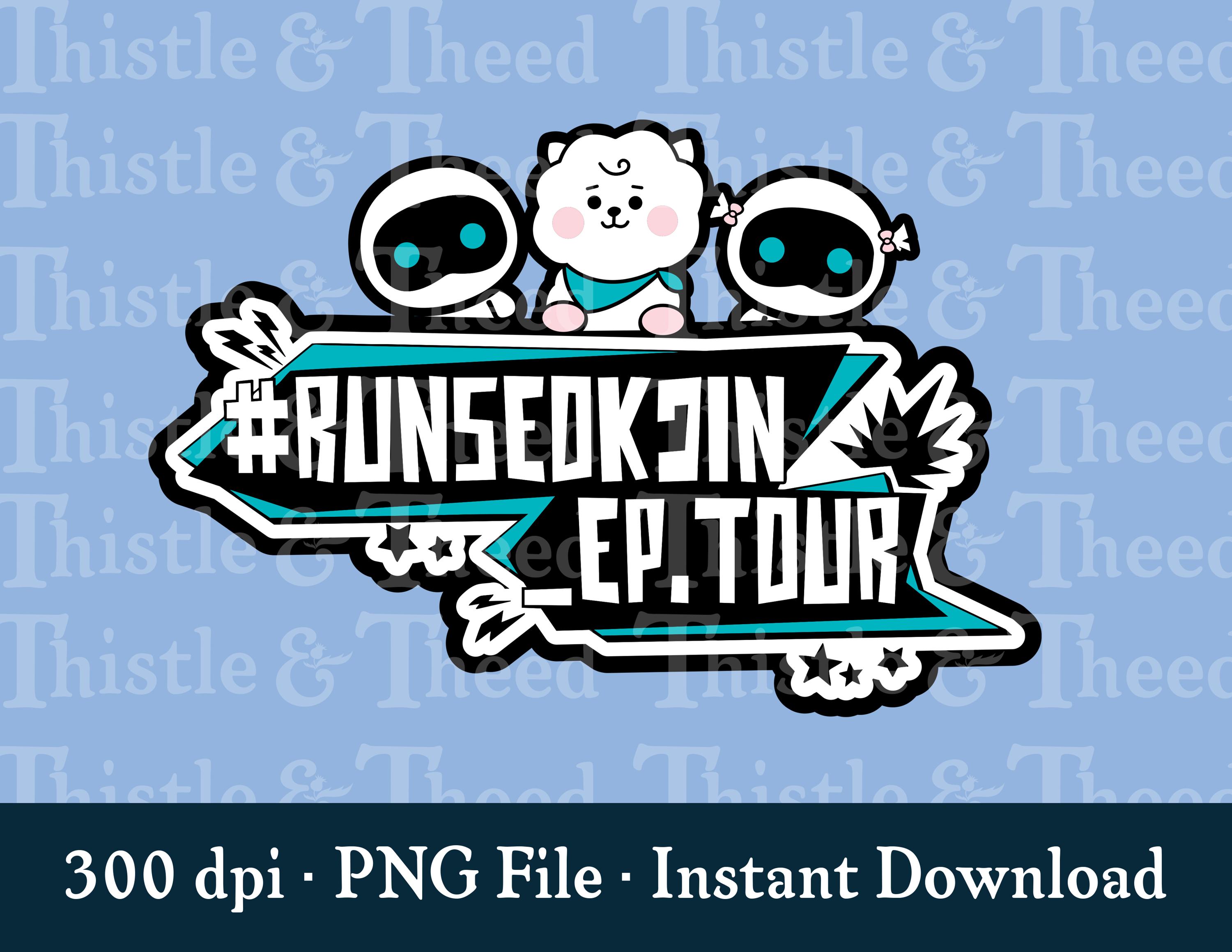 フォトカ付き BTS RUN SEOKJIN Tシャツ JINサイズ 水色 Buy BTS JIN - 'Run Seokjin in Japan' Official MD (Pre Order