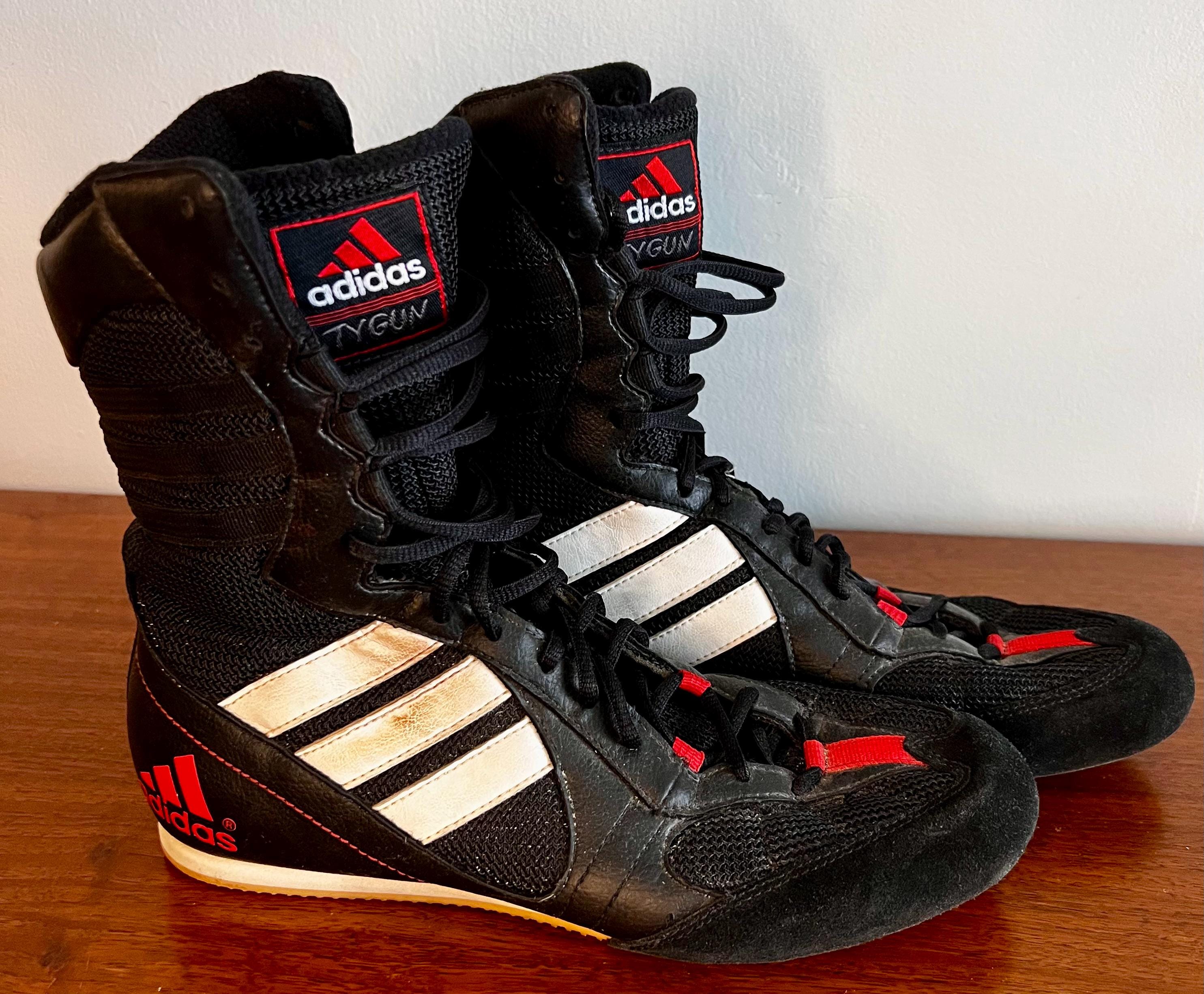 adidas TYGUN ボクシングシューズ US8 Vintage Adidas Tygun Boxing Shoes. US Size 8 - Etsy