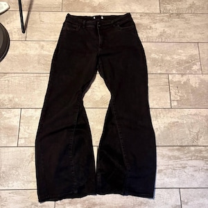 Emo Goth Flare Pants - Etsy