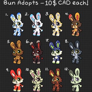 ADOPTABLES | Anthro bunny Adoptable Furry (Digital)