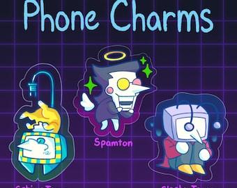 KEYCHAINS | Tenna Spamton phone charm keychain 3cm