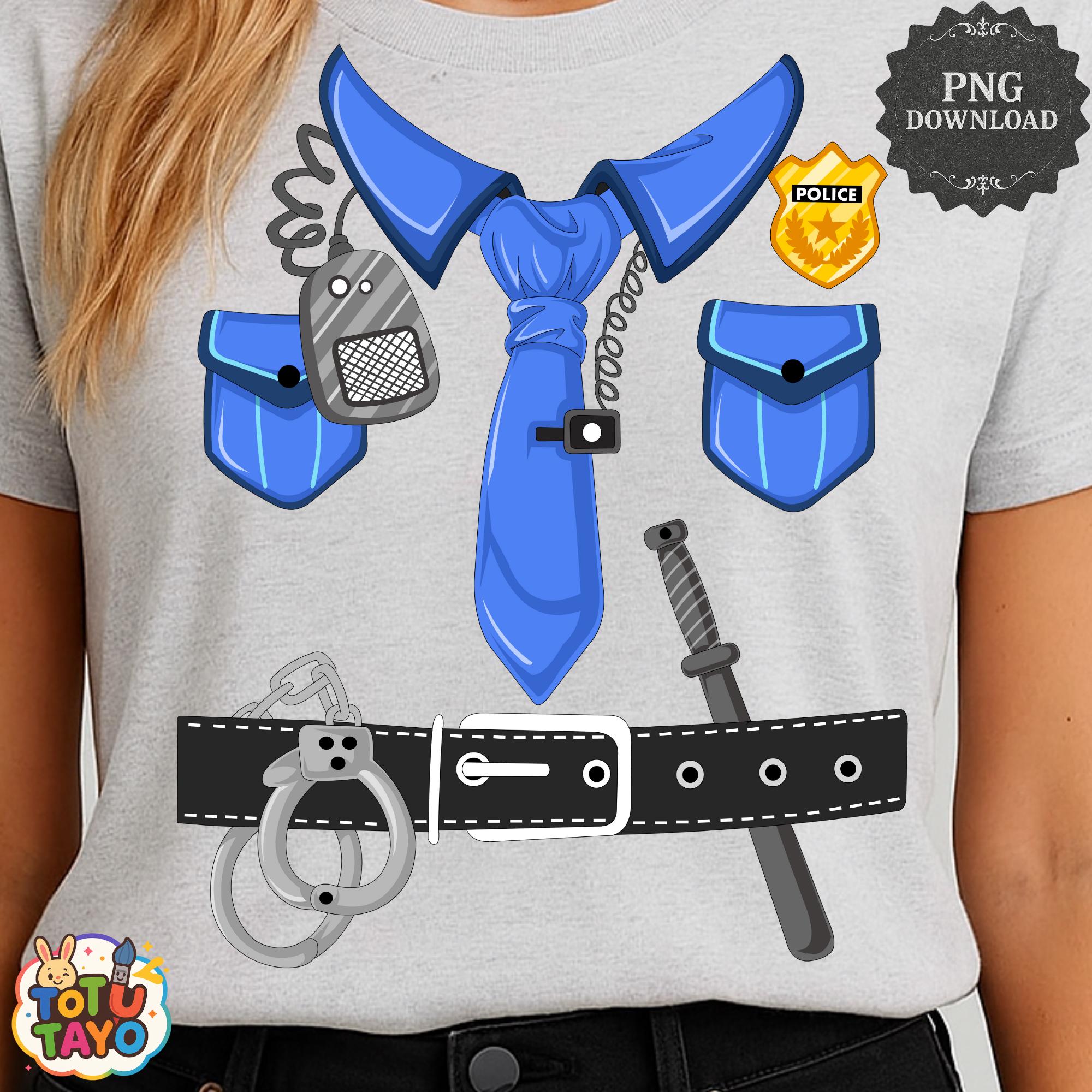 Blue Police Costume - Etsy