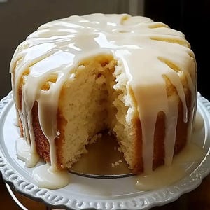 BEST RECIPE For Homemade Vanilla Buttermilk Pound Cake - Cream Cheese Glaze Recipe Download