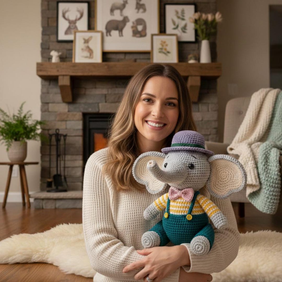 Easy Amigurumi Elephant Crochet Pattern : Beginner Friendly Soft Toy ...