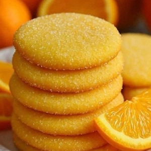 Best Homemade Orange Cookies Recipe PDF – Soft Citrus Cookies, Zesty Sweet Treat, Easy Baking Recipe, Summer Dessert, Holiday Cookie