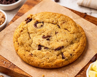 XL Brown Butter Chocolate Chip Cookie | Handmade Fresh Baked | California Cottage Food Bakery
