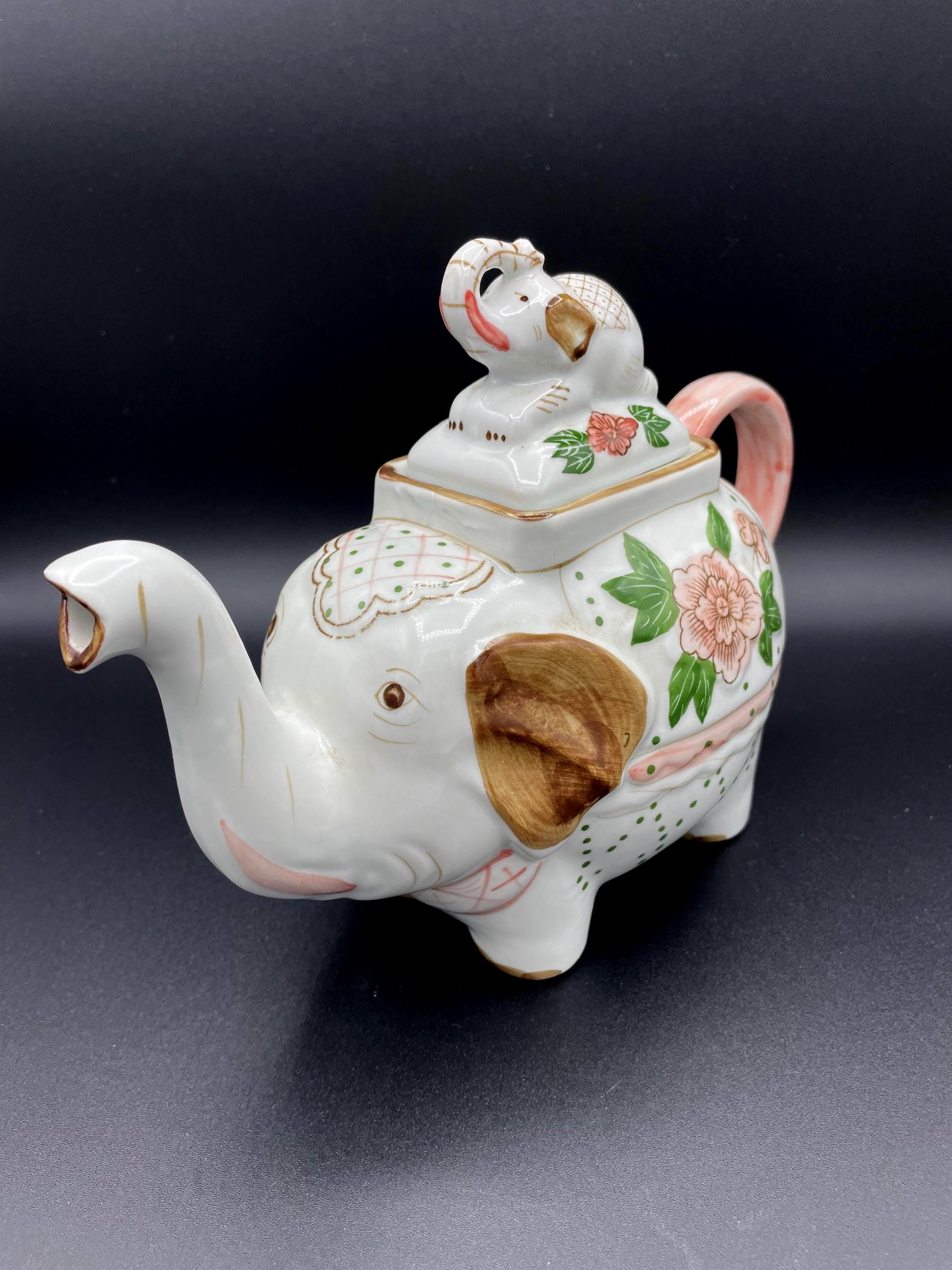 Blue Elephant Teapot - Etsy