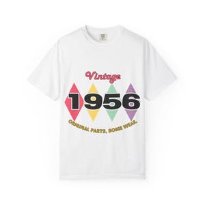 Vintage 1956 Unisex T-Shirt, Unique Gift for Vintage Lovers, Retro Style Tee, Birthday Celebrations, Casual Fashion