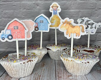 Farm Cupcake Toppers